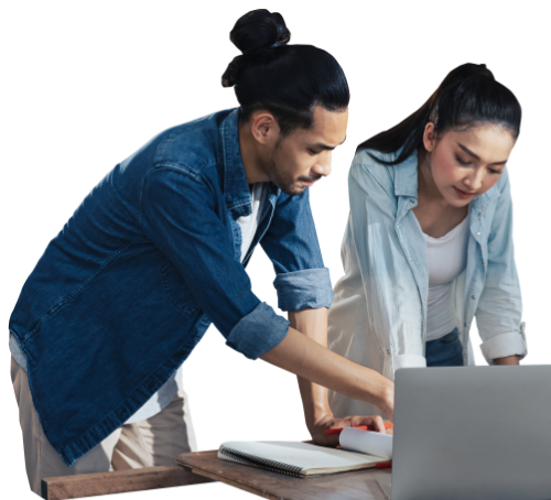 people working on laptop