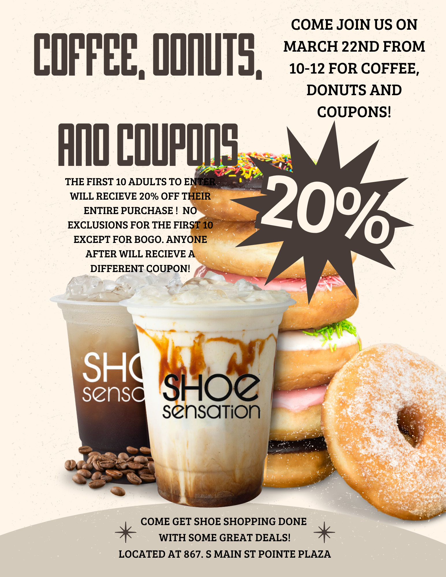 Coffee, Donuts and Coupons